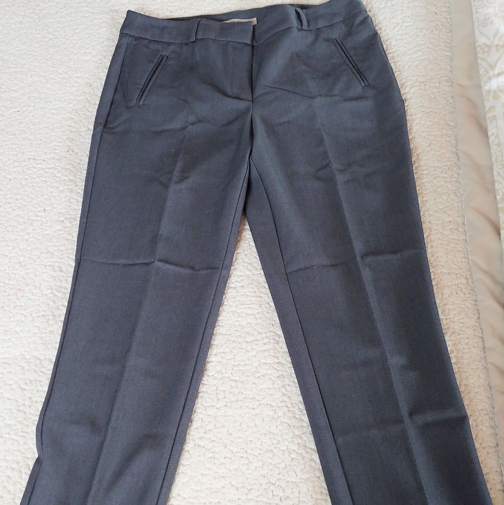 Gray Larry Levine Pants Womens Casual-Work Pants